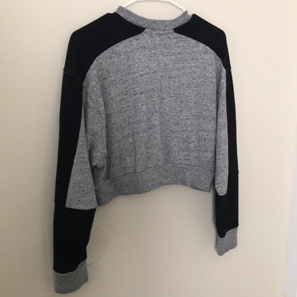 Pink Victoria Secret crop top sweater - Picture 2 of 2